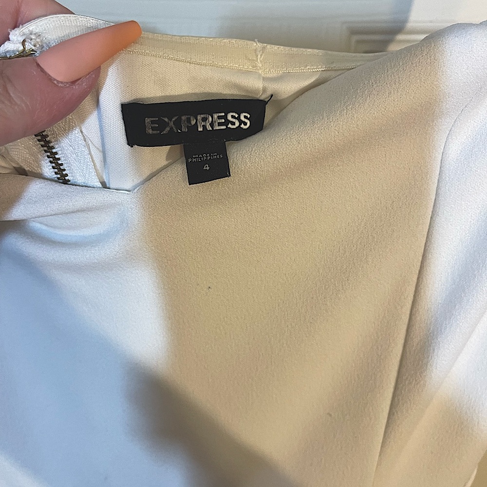 EXPRESS Size small (4) strapless pants suit
